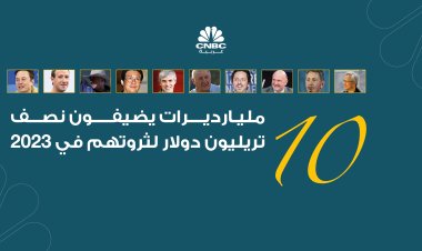 10 مليارديرات يضيفون نصف تريليون دولار لثروتهم في 2023