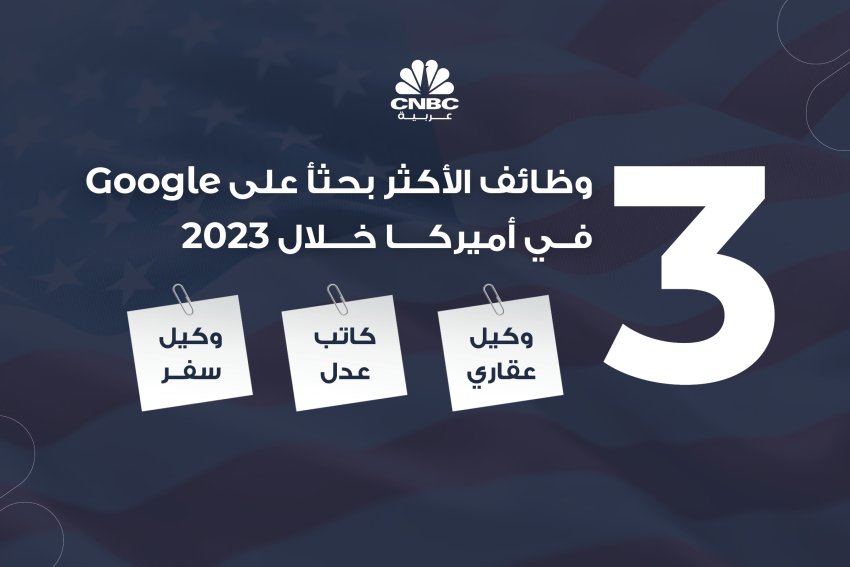 3 وظائف الأكثر بحثاً على Google في أميركا خلال 2023 .... ماهي؟