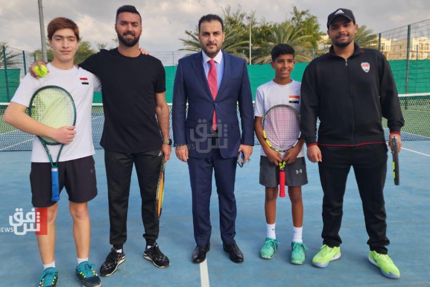 العراقيان أحمد وحسن يحققان أول انتصار لهما في بطولة الاتحاد الآسيوي للتنس