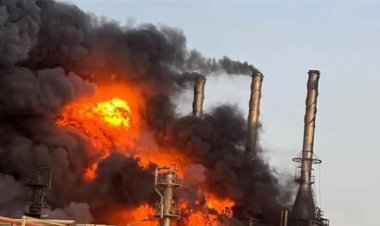 الدفاع المدني تعلن إخماد الحريق الناتج عن الانفجار بوحدة الدهون بمصفى بيجي