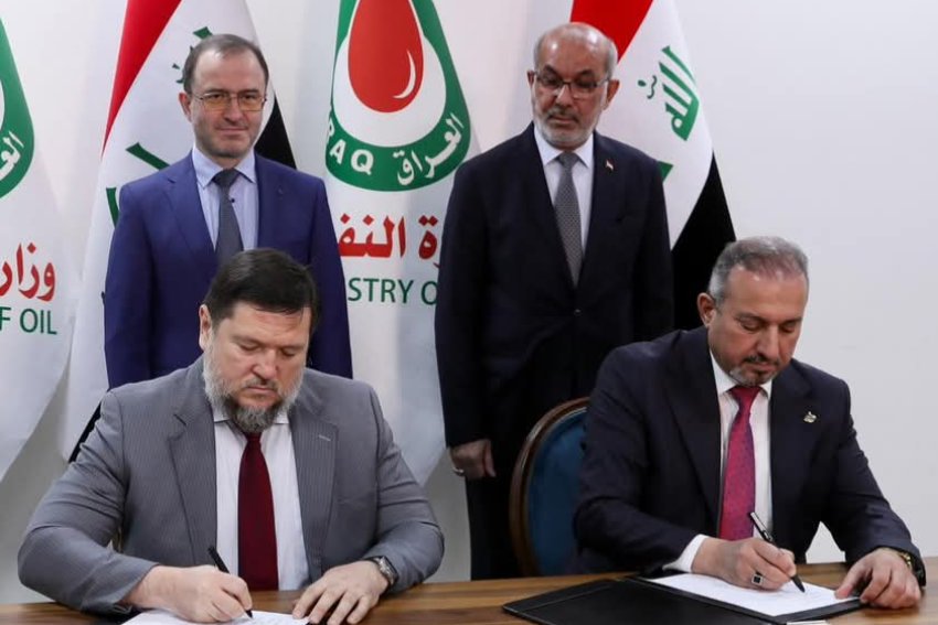 العراق يوقع عقدا مع "غازبروم" الروسية لرفع معدلات إنتاج النفط والغاز في حقل بدرة