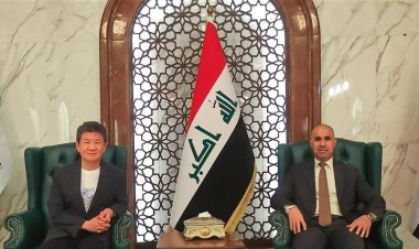 رئيس الاتحاد الكوري الجنوبي يصل البصرة