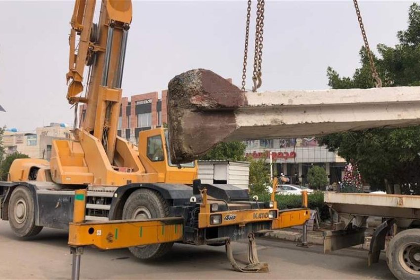 عمليات بغداد تعلن رفع نقطة أمنية وكتل كونكريتية أسفل مجسر ساحة قحطان