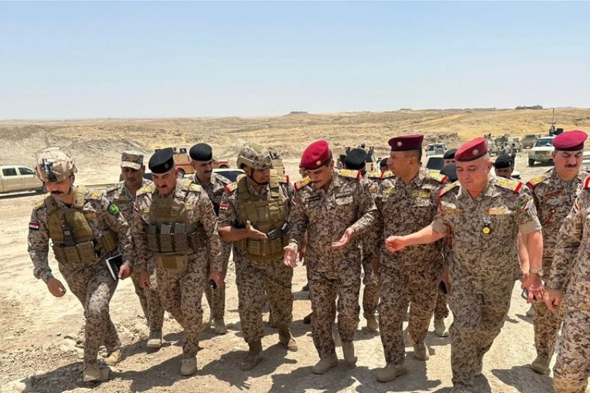 وفد أمني رفيع يصل الى ديالى (صور)