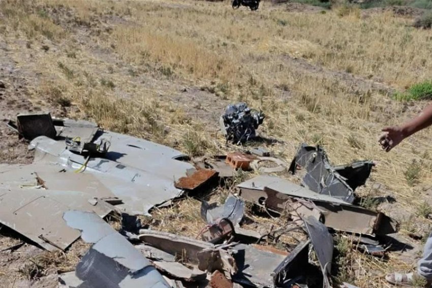 سقوط طائرة مسيرة في ميسان