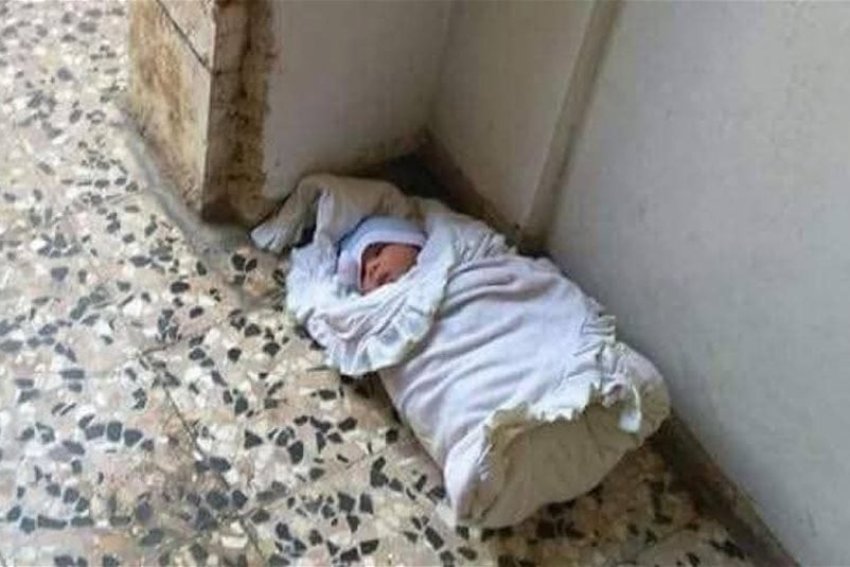 العثور على طفل حديث الولادة داخل جامع في كركوك