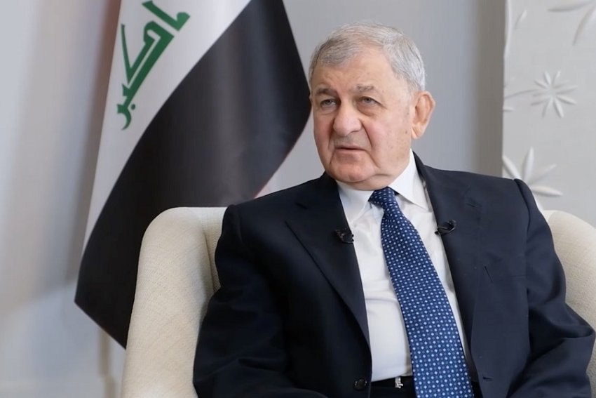 الرئيس العراقي يصل اشبيلية برفقة مسؤولين