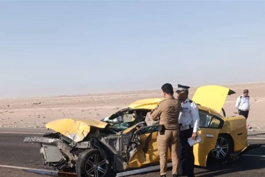 حادث مروع على سريع البصرة: مصرع شخص وإصابة 3 نساء قرب الرميلة