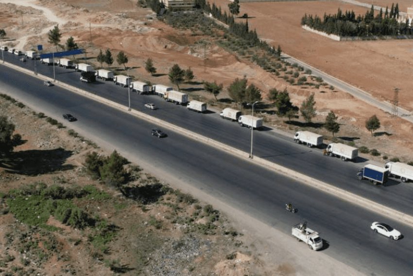 دخول قافلة مساعدات طبية إلى السويداء