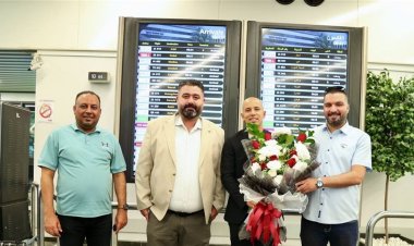 سفيان فيغولي يحط رحاله في بغداد لبدء مشواره الجديد مع نادي الأمانة