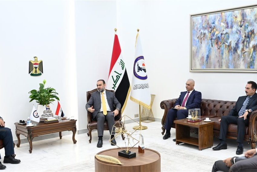 اتفاق بين أبورغيف ورئيس اتحاد مجالس البحث العلمي العربي على التعاون المؤسسي