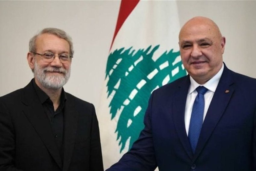 الرئيس اللبناني لـ لاريجاني: لبنان راغب بالتعاون مع إيران ضمن السيادة والصداقة