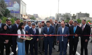 رئيس الوزراء يفتتح مجسرات الطلائع- البيجية وتقاطع جامع الشيخ معروف