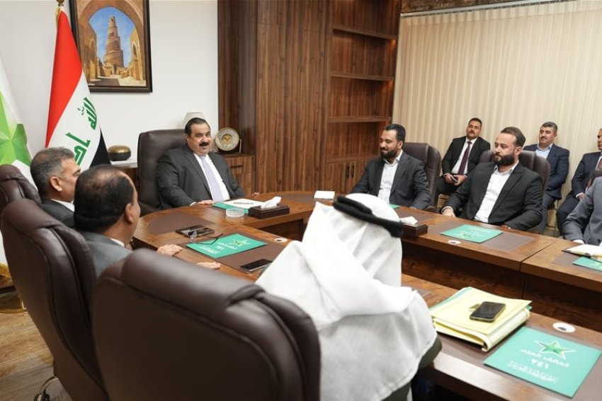 السامرائي يبحث مع أعضاء تحالف العزم أوضاع الأنبار واحتياجاتها