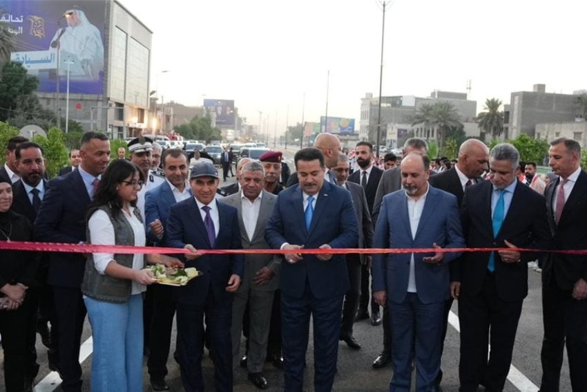 رئيس الوزراء يفتتح مجسرات الطلائع- البيجية وتقاطع جامع الشيخ معروف