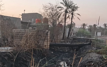 احتراق منازل سكنية اثر نزاع عشائري في البصرة