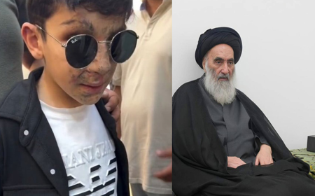 جرحى أجهزة البيجر في ضيافة السيد السيستاني