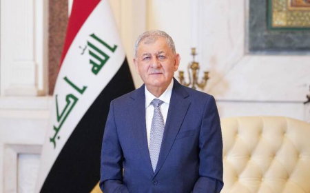 رئيس جمهورية العراق يصل الى فرنسا
