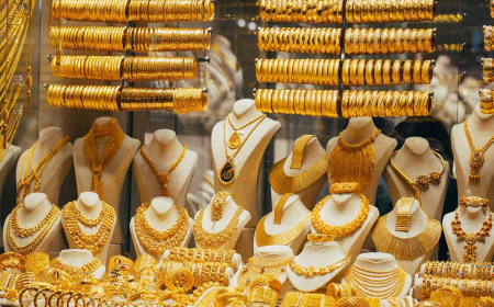 انخفاض أسعار الذهب بأسواق بغداد و استقرارها في اربيل