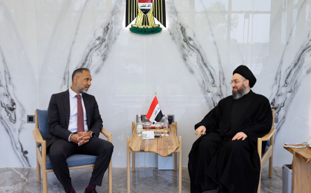 السيد الحكيم يلتقي السفير البريطاني ويشدد على أهمية الانتخابات القادمة