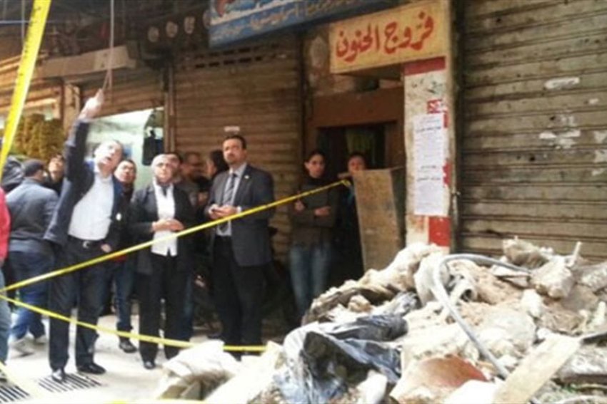 انهيار مبنى في لبنان وفرق الإنقاذ تستنفر
