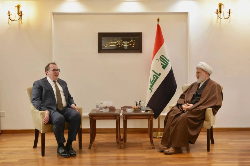 همام حمودي للقائم بأعمال السفارة الأمريكية: علاقتنا مع واشنطن يجب أن تُبنى على مبدأ الاحترام المتبادل للسيادة والقرار