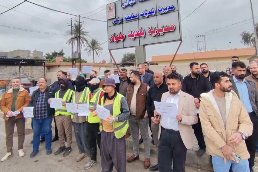 تظاهرات في بغداد وديالى للمطالبة بالتعيين والاحتجاج على تأخر الرواتب