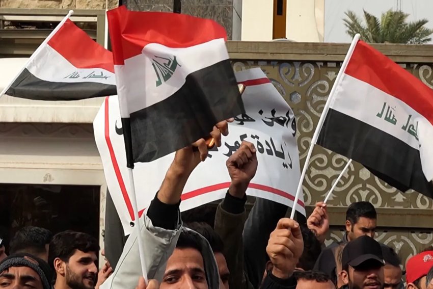 احتجاجات جديدة في بغداد بشأن "التعرفة الجمركية"