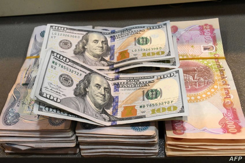 أسعار الدولار في بغداد واربيل مع إغلاق تداولات الاثنين