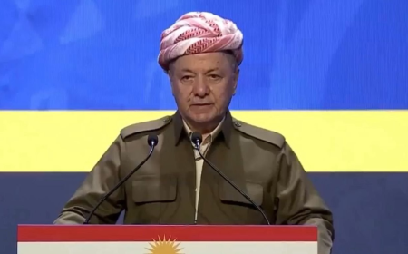 بارزاني: نأمل أن تكون الوحدة أساساً لكل حدث مستقبلي