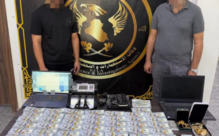ضبط شبكة لتهريب الدولار وغسل الأموال في النجف الأشرف بحوزتها أكثر من نصف مليون دولار