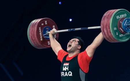 رباع عراقي يكسر الرقم العالمي في آسياد ناغويا و يحرز ذهبية الخطف